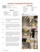 NAF NAF Lemon Vinaigrette Recipe Card